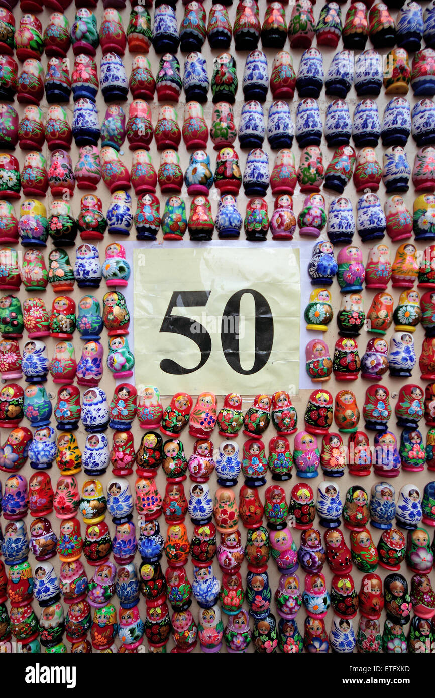 It is a set of Russian Nested dolls - all on 50 Stock Photo
