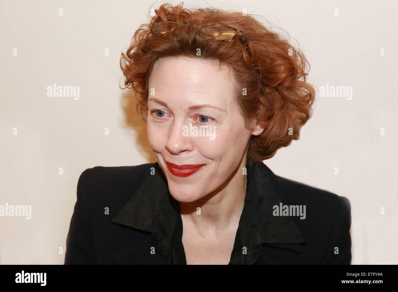 Meet and greet with the cast of An American In Paris at the New 42nd Street Studios.  Featuring: Veanne Cox Where: New York, New York, United States When: 11 Feb 2015 Credit: Joseph Marzullo/WENN.com Stock Photo