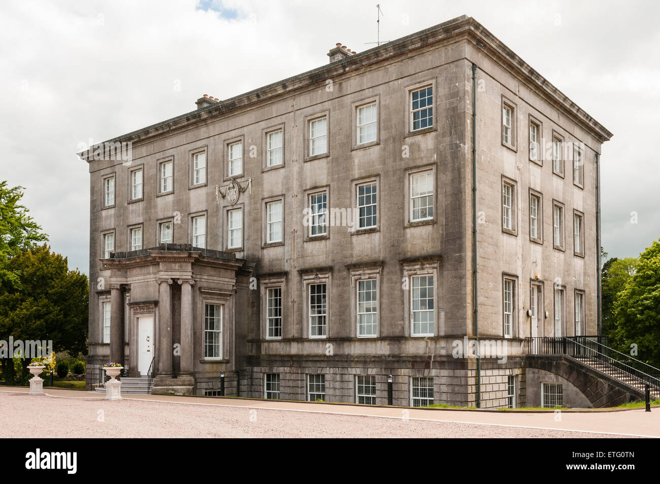 Armagh's Primate's Palace, formerly the residence of the Roman Catholic Primate of Ireland. Stock Photo