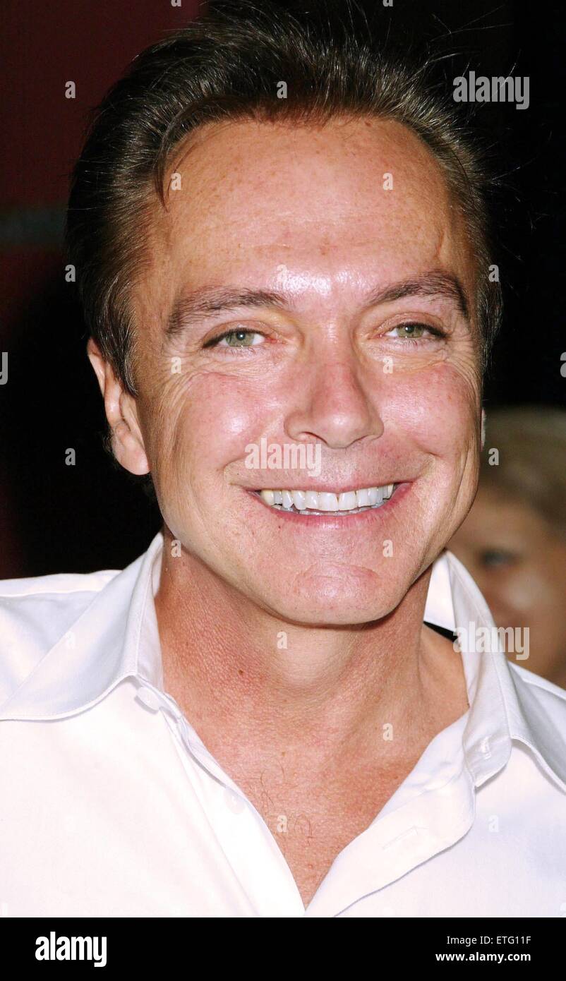 Backstage at the Broadway musical 42nd Street, held at the Ford Center.  Featuring: David Cassidy Where: New York, New York, United States When: 17 May 2004 Credit: Joseph Marzullo/WENN.com Stock Photo