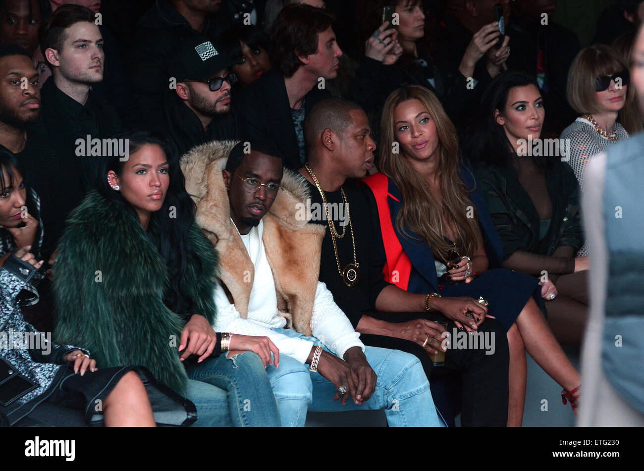 Mercedes Benz Fashion Week - Kanye West and Adidas Originals - Inside  Featuring: Sean 'Diddy' Combs, Jay-Z, Beyonce, Kim Kardashian Where: New  York City, New York, United States When: 12 Feb 2015