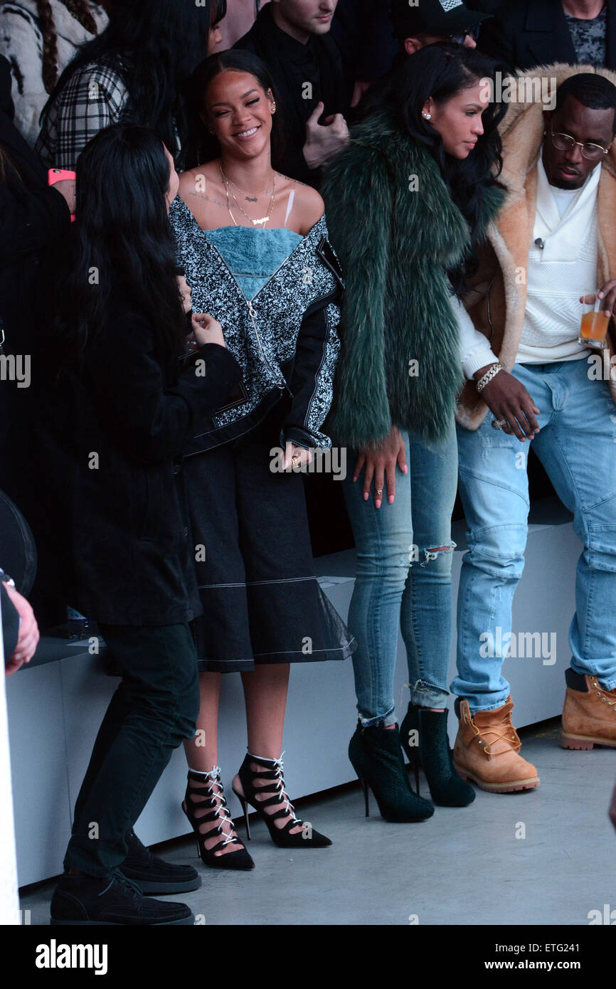 Mercedes Benz Fashion Week - Kanye West and Adidas Originals - Inside  Featuring: Rihanna, Cassie, Sean 'Diddy' Combs