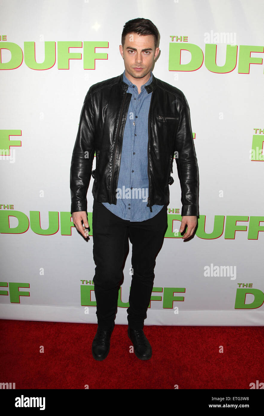 Jonathan R Duff Los Angeles fan screening of THE DUFF Featuring: Jonathan Bennett Where ...