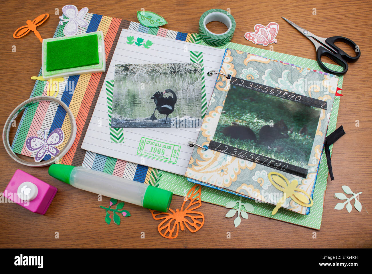 Child photo album tape hires stock photography and images Alamy