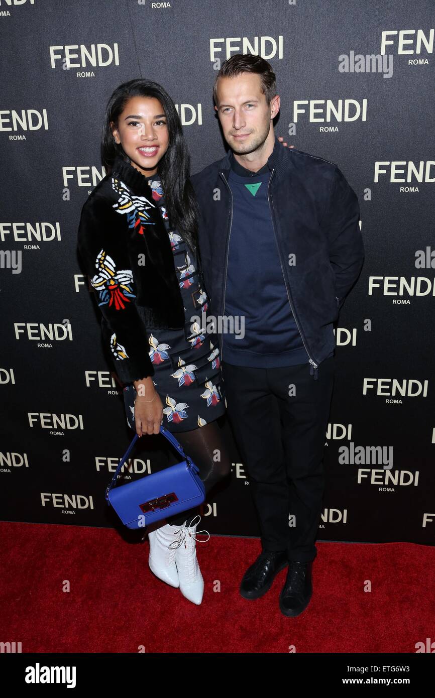 June Ambrose At Arrivals For Fendi Flagship Boutique Opening And