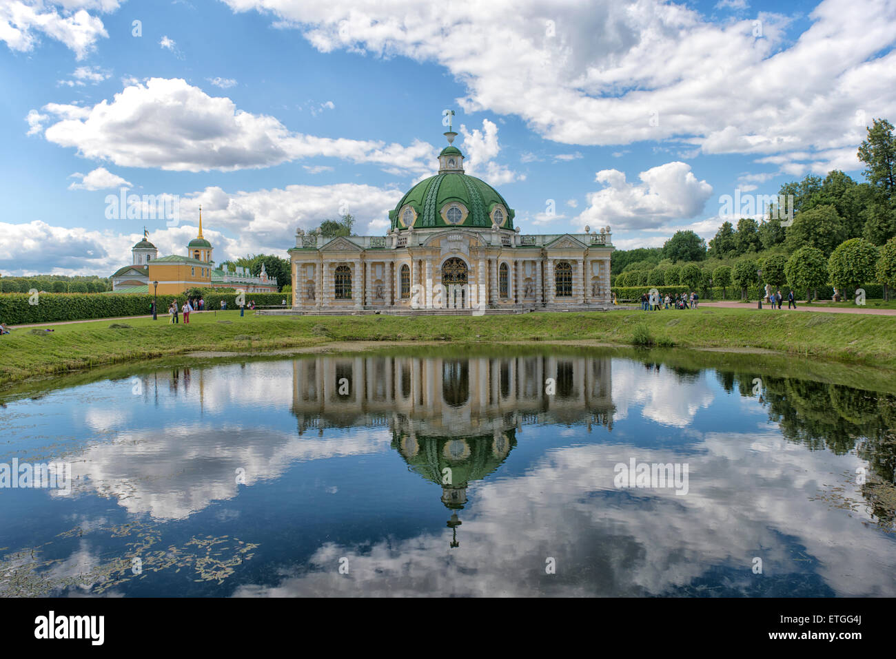 Grotto Pavilion at Kuskovo Park in Moscow, Russia Stock Photo - Alamy