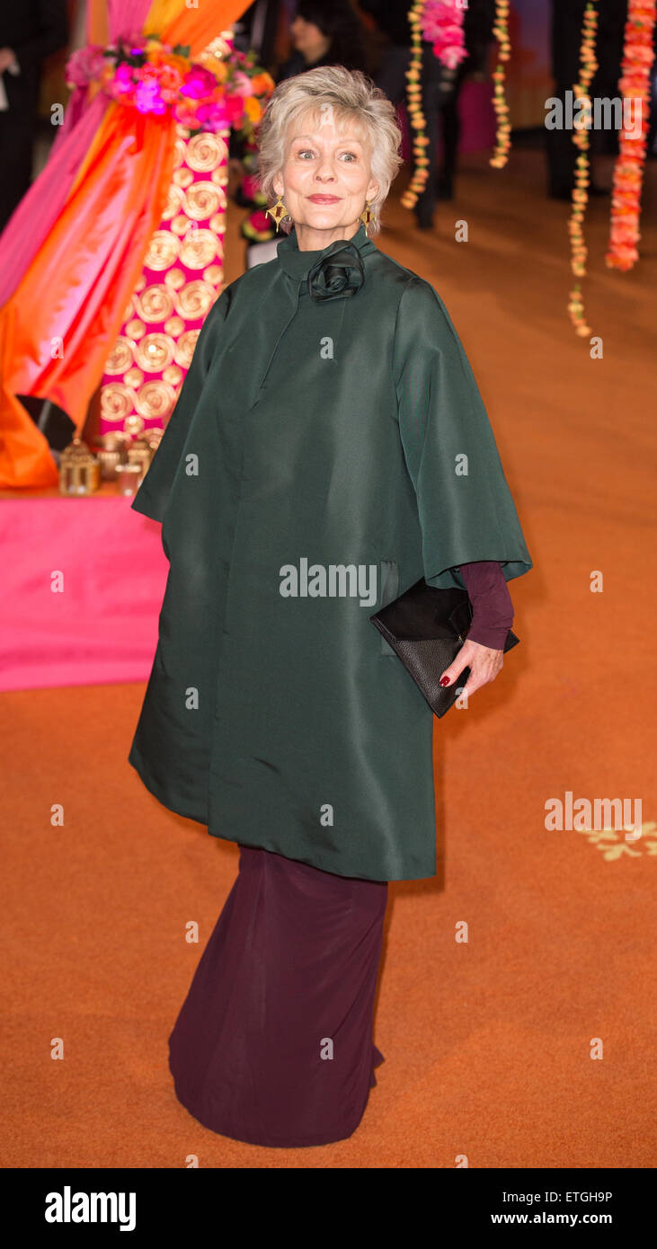 Premiere of 'The Second Best Exotic Marigold Hotel' - Arrivals  Featuring: Diana Hardcastle Where: London, United Kingdom When: 17 Feb 2015 Credit: Mario Mitsis/WENN.com Stock Photo