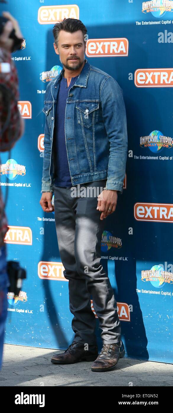 Josh Duhamel and Dean Winter seen at Universal Studios where they were