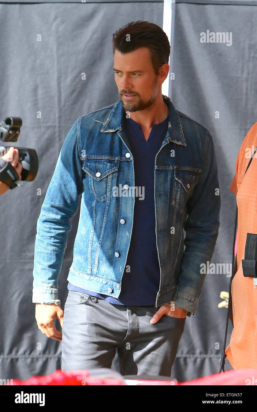 Josh Duhamel and Dean Winter seen at Universal Studios where they were