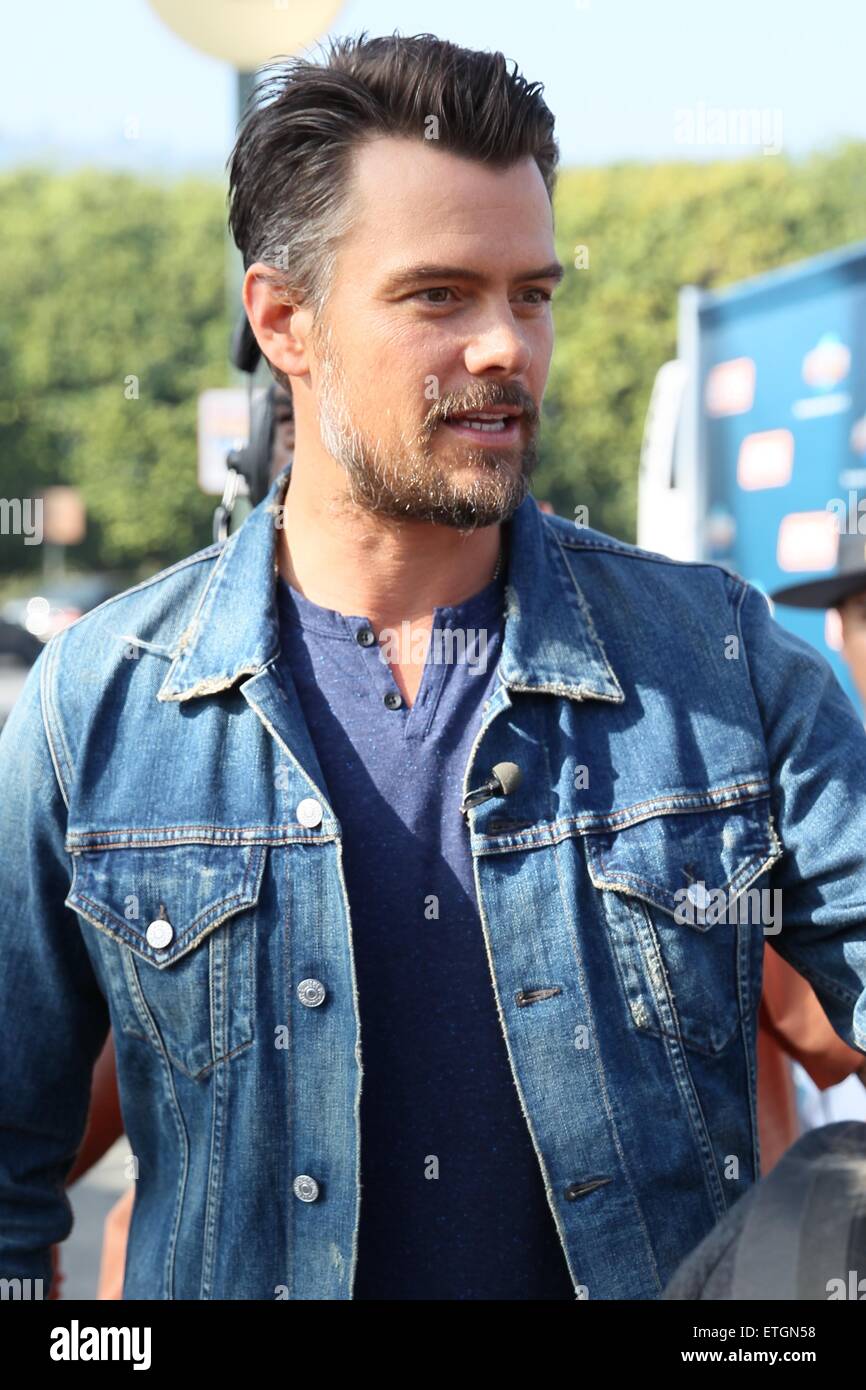 Josh Duhamel and Dean Winter seen at Universal Studios where they were