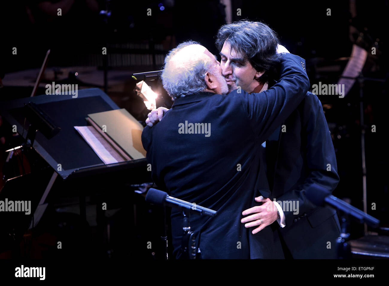 One night only concert version of musical Parade at Avery Fisher Hall.  Featuring: Alfred Uhry, Jason Robert Brown Where: New York, New York, United States When: 17 Feb 2015 Credit: Joseph Marzullo/WENN.com Stock Photo