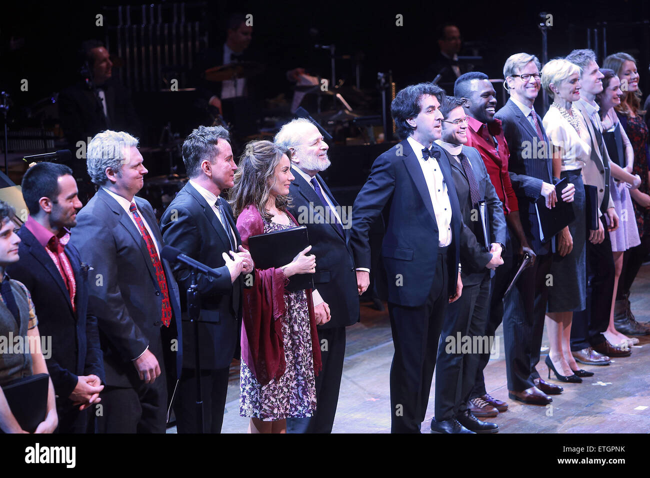 One night only concert version of musical Parade at Avery Fisher Hall.  Featuring: Alfred Uhry, Jason Robert Brown, Atmosphere Where: New York, New York, United States When: 17 Feb 2015 Credit: Joseph Marzullo/WENN.com Stock Photo