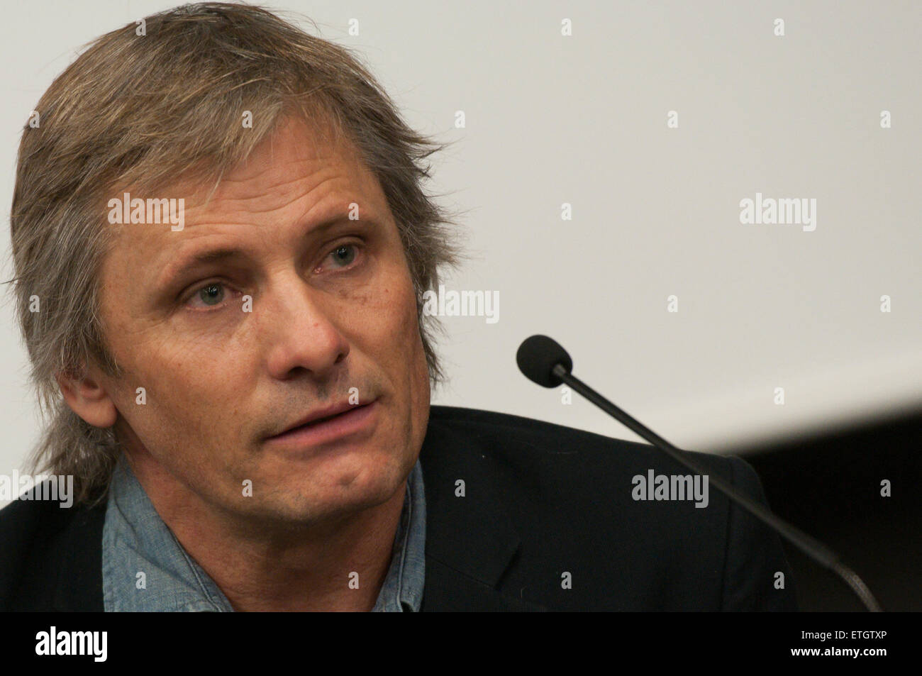Viggo Mortensen attends the presentation for the book 'Sons of the Forest' in Barcelona. The book by Bossert and Villar, which gathers a collection of the photographic work of German ethnographer Max Schmidt about the South American Indians, has been published by Mortensen  Featuring: Viggo Mortensen Where: Barcelona, Spain When: 19 Feb 2015 Credit: David R.Rico/WENN.com Stock Photo