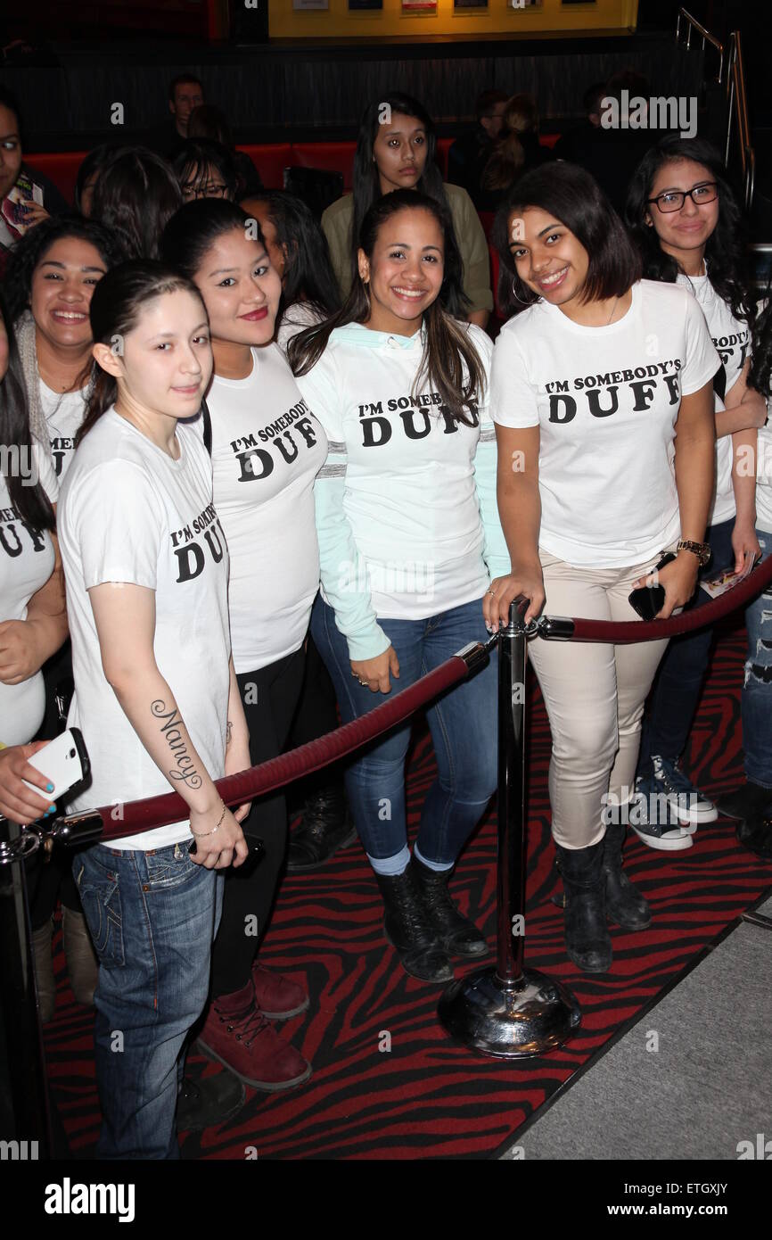 The cast of CBS Films upcoming teen comedy &lsquo;The Duff&rsquo; visit Planet
