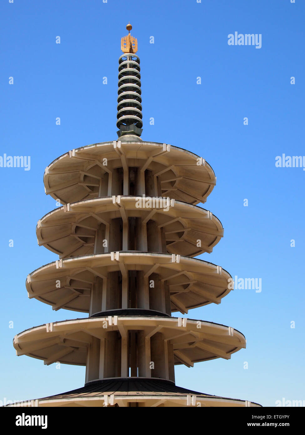 Japanese, Pagoda, Japantown,  San Francisco, California, USA Stock Photo
