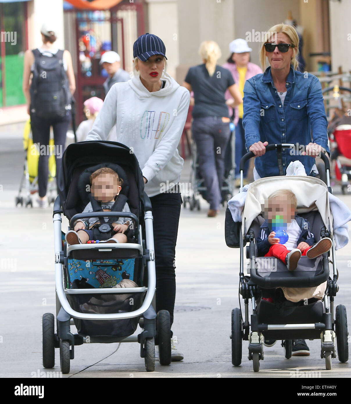 Gwen Stefani and her sons Zuma and Apollo Rossdale enjoy a day at the ...