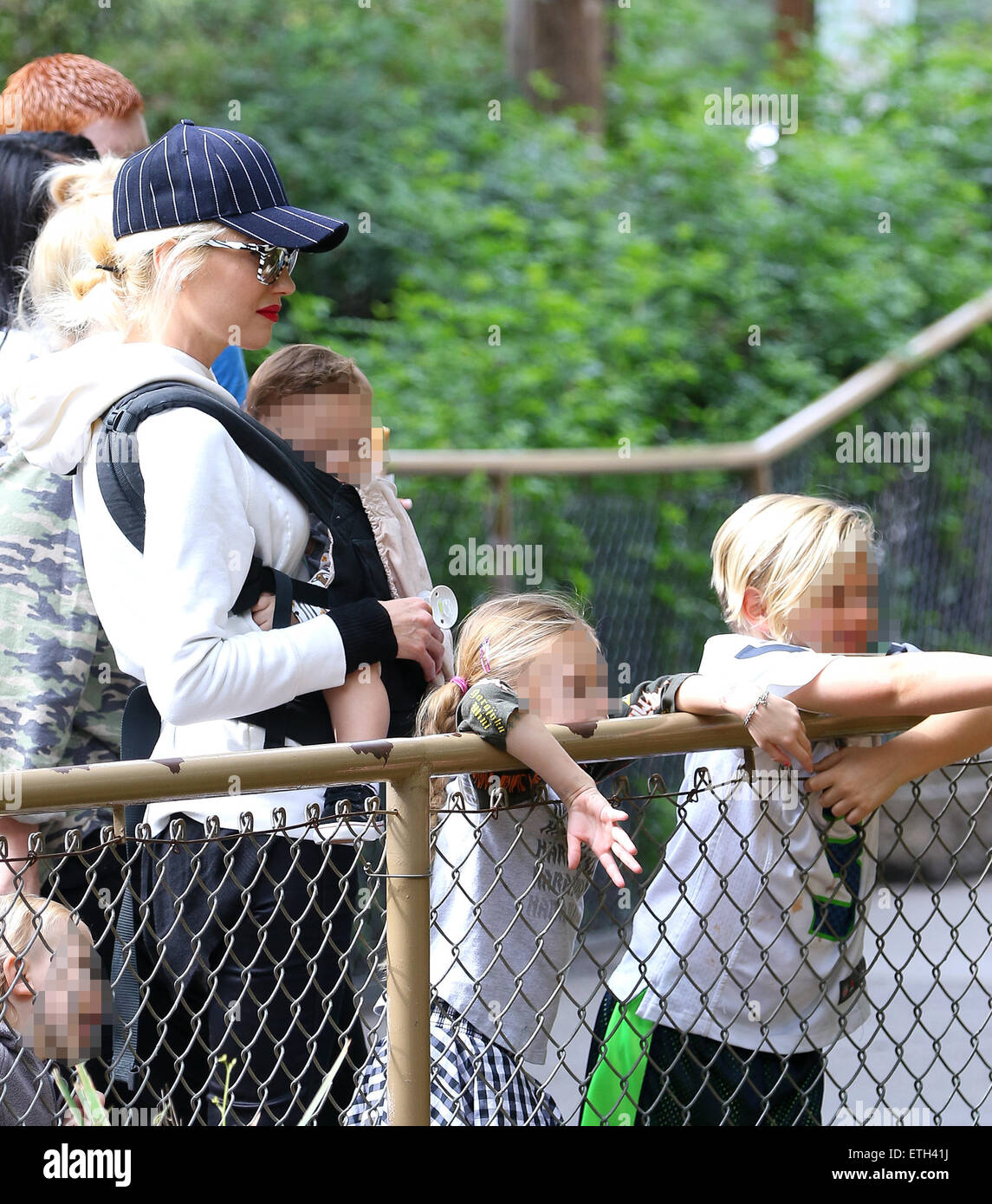 Gwen Stefani and her sons Zuma and Apollo Rossdale enjoy a day at the ...