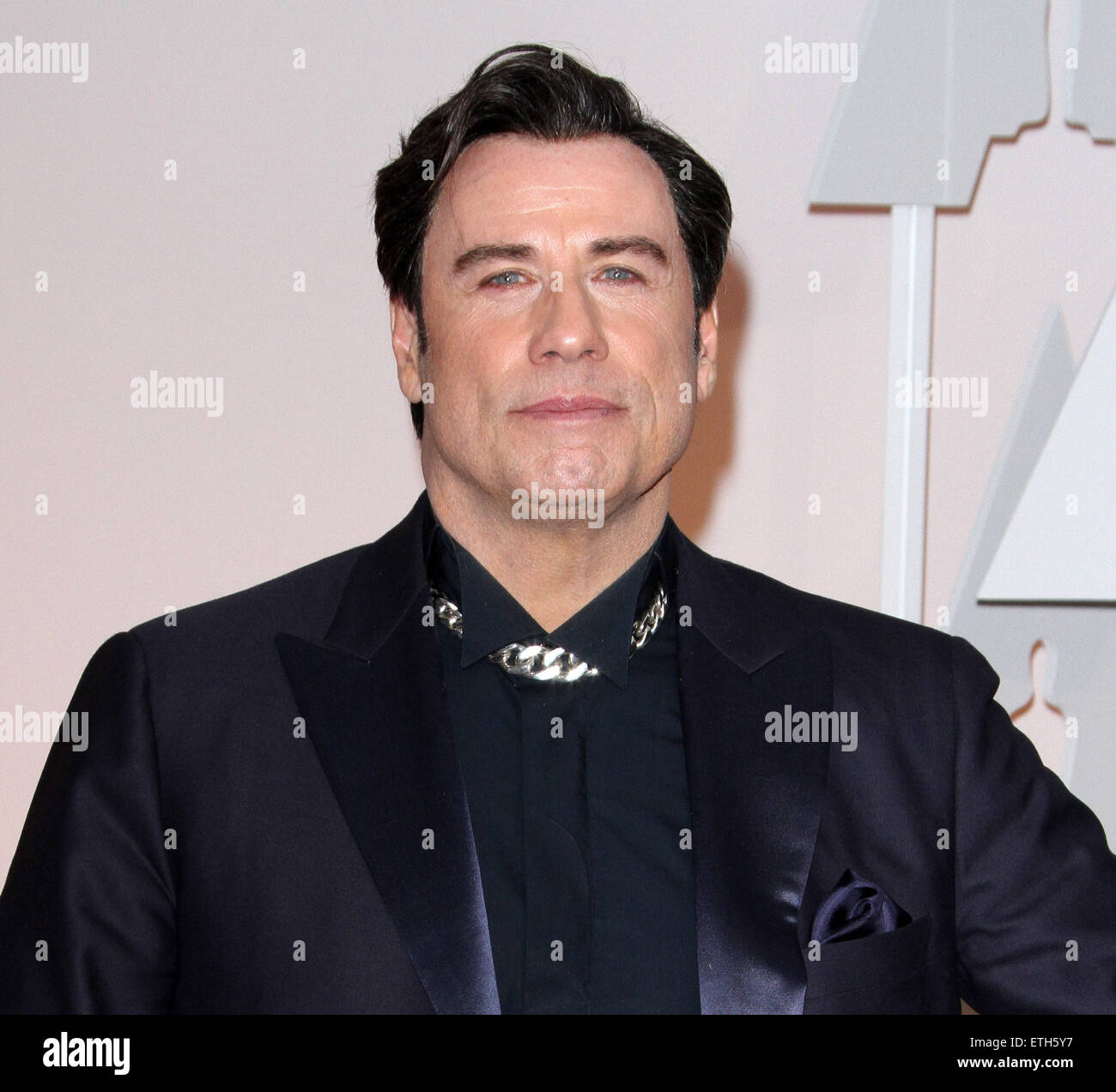 The 87th Annual Oscars held at Dolby Theatre - Red Carpet Arrivals  Featuring: John Travolta Where: Los Angeles, California, United States When: 22 Feb 2015 Credit: Adriana M. Barraza/WENN.com Stock Photo