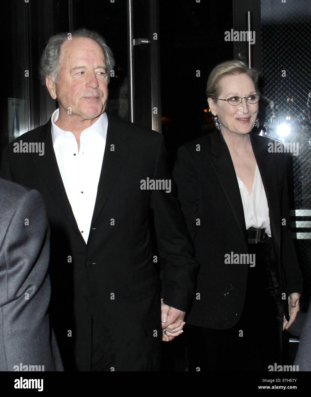 Meryl Streep and husband Don Gummer attend an Oscars after party held at The Palm restaurant in Beverly Hills  Featuring: Meryl Streep, Don Gummer Where: Los Angeles, California, United States When: 23 Feb 2015 Credit: MONEY$HOT/WENN.com Stock Photo