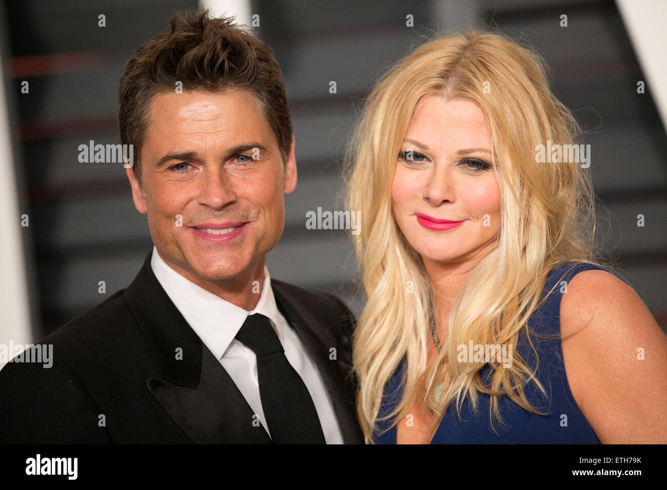 Rob lowe 2015 vanity fair oscar party hires stock photography and