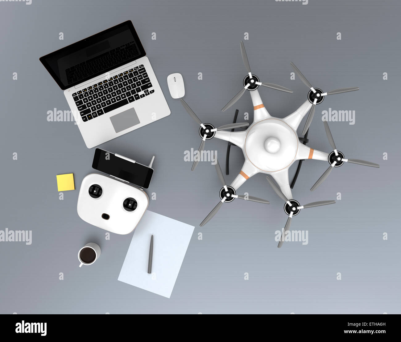 Top View Or Controller Smart screen controller hi-res stock photography and images - Alamy