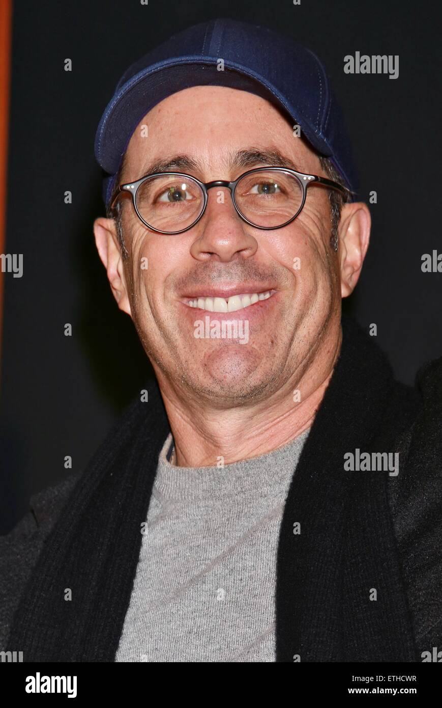 New York premiere party of 'Cop Show' at Caroline's On Broadway Comedy Club - Arrivals  Featuring: Jerry Seinfeld Where: New York, New York, United States When: 24 Feb 2015 Credit: Joseph Marzullo/WENN.com Stock Photo