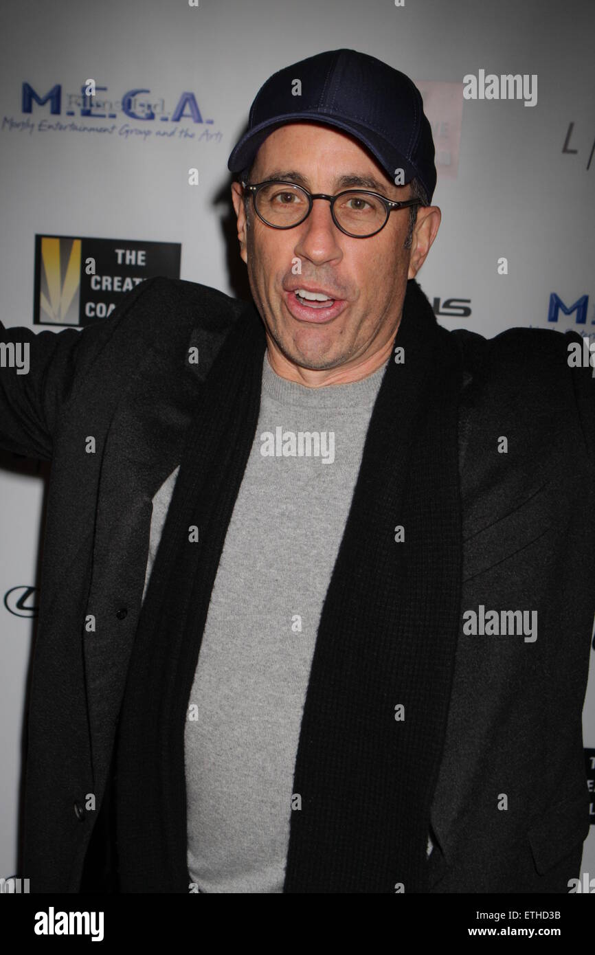 New York premiere party of 'Cop Show' at Caroline's On Broadway Comedy Club - Arrivals  Featuring: Jerry Seinfeld Where: New York City, New York, United States When: 23 Feb 2015 Credit: Joel Ginsburg/WENN.com Stock Photo