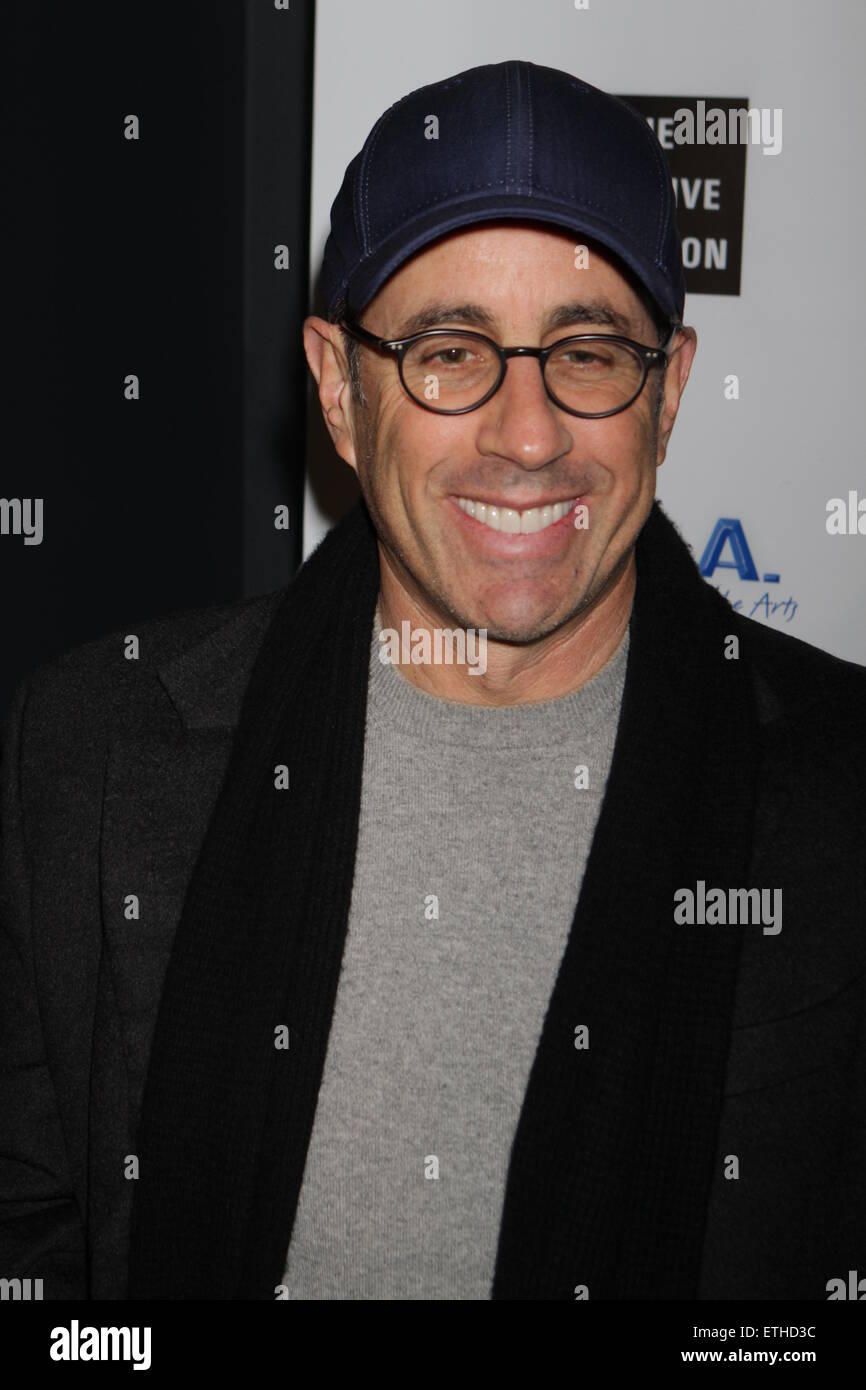 New York premiere party of 'Cop Show' at Caroline's On Broadway Comedy Club - Arrivals  Featuring: Jerry Seinfeld Where: New York City, New York, United States When: 23 Feb 2015 Credit: Joel Ginsburg/WENN.com Stock Photo