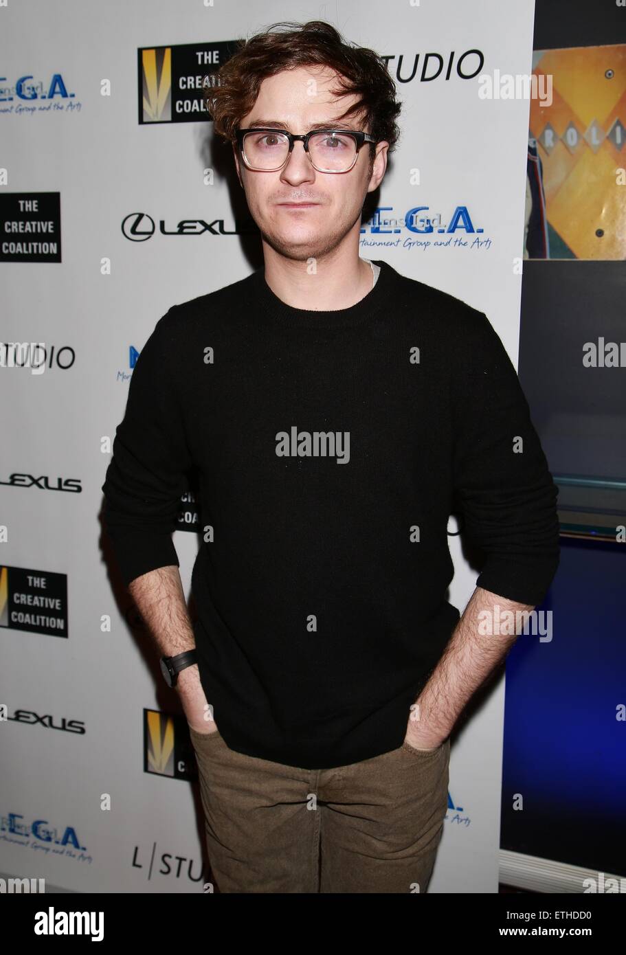 New York premiere party of 'Cop Show' at Caroline's On Broadway Comedy Club - Arrivals  Featuring: Griffin Newman Where: New York, New York, United States When: 23 Feb 2015 Credit: Joseph Marzullo/WENN.com Stock Photo