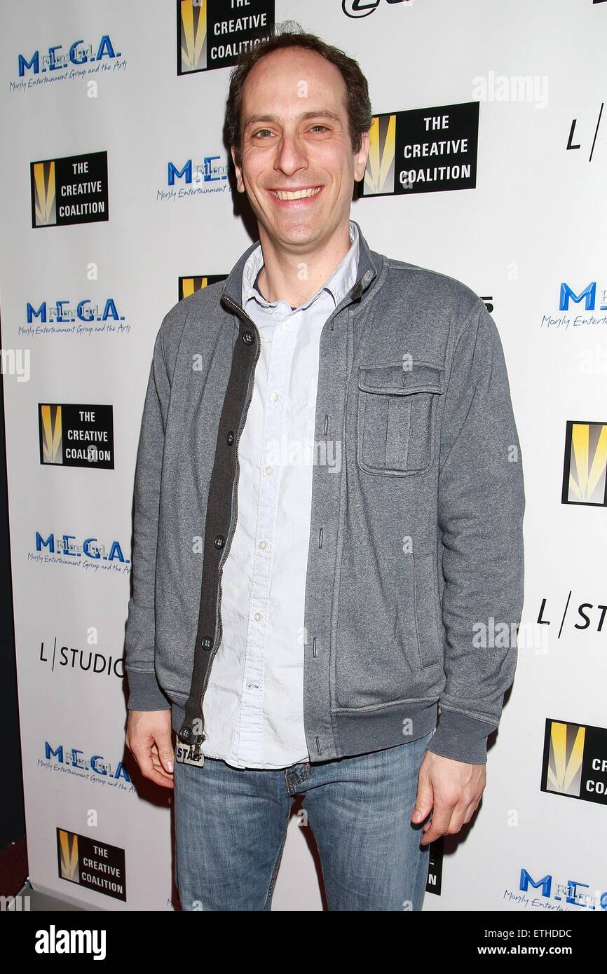 New York premiere party of 'Cop Show' at Caroline's On Broadway Comedy Club - Arrivals  Featuring: Peter Grosz Where: New York, New York, United States When: 23 Feb 2015 Credit: Joseph Marzullo/WENN.com Stock Photo