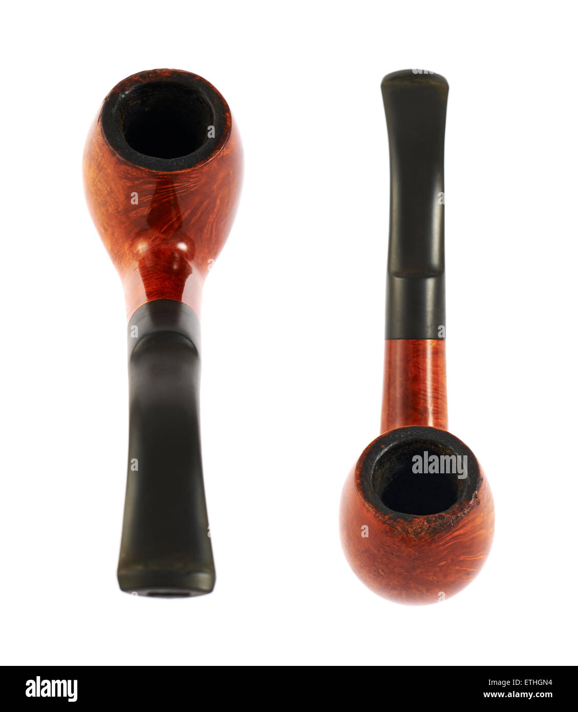 Smoking tobacco pipe Stock Photo Alamy