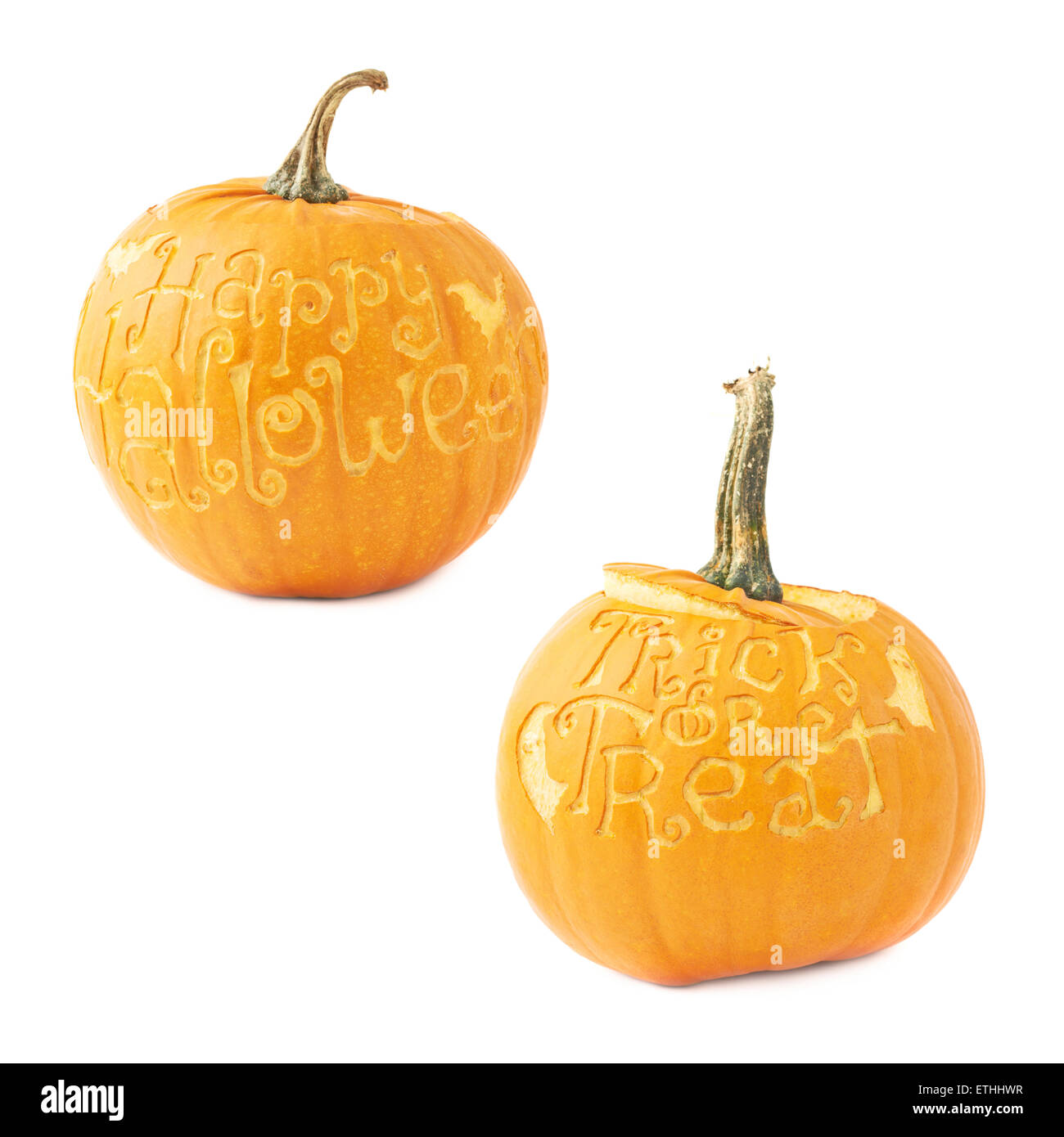 Happy halloween scary pumpkins hi-res stock photography and images - Alamy