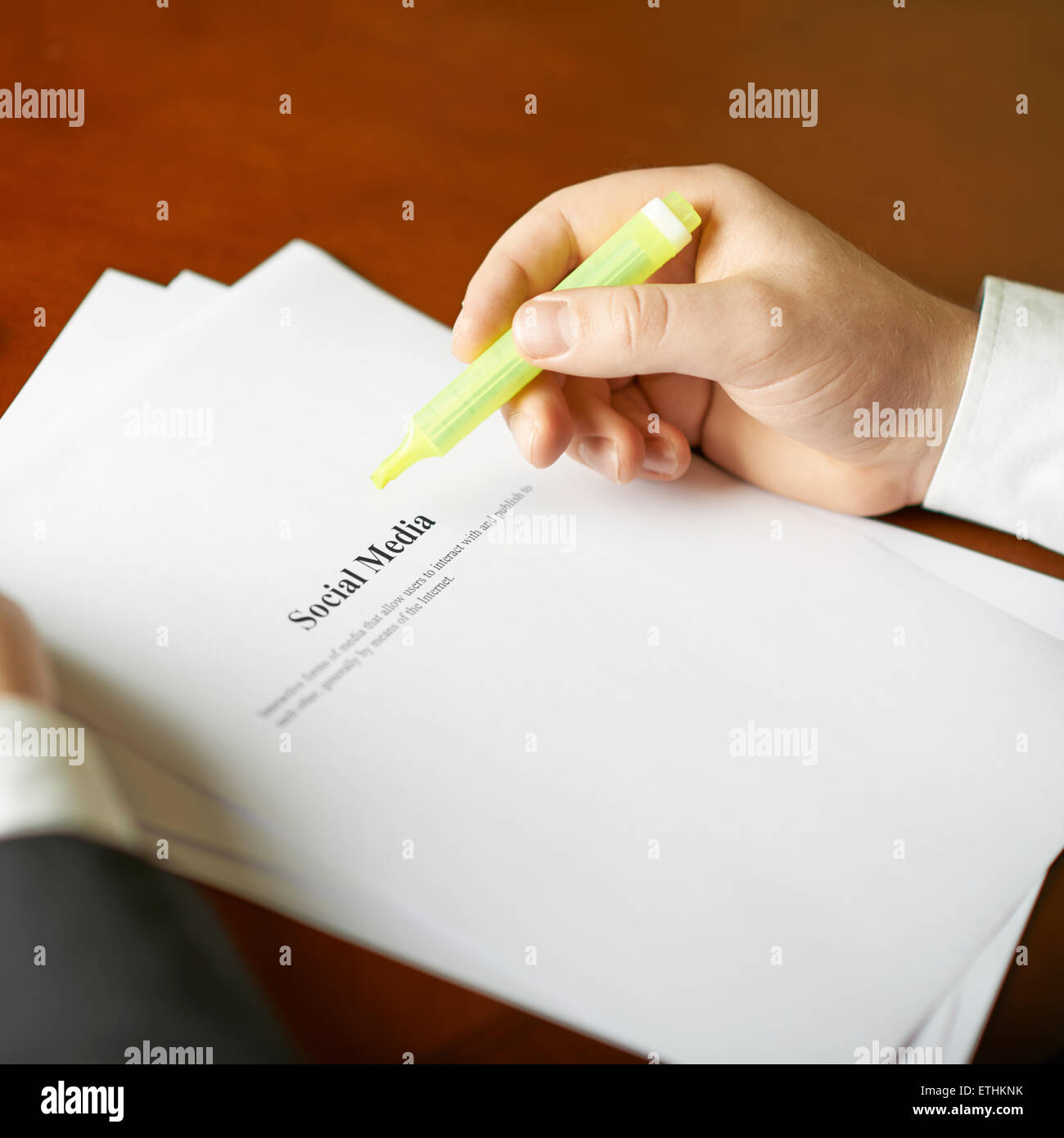 Social media definition composition Stock Photo Alamy