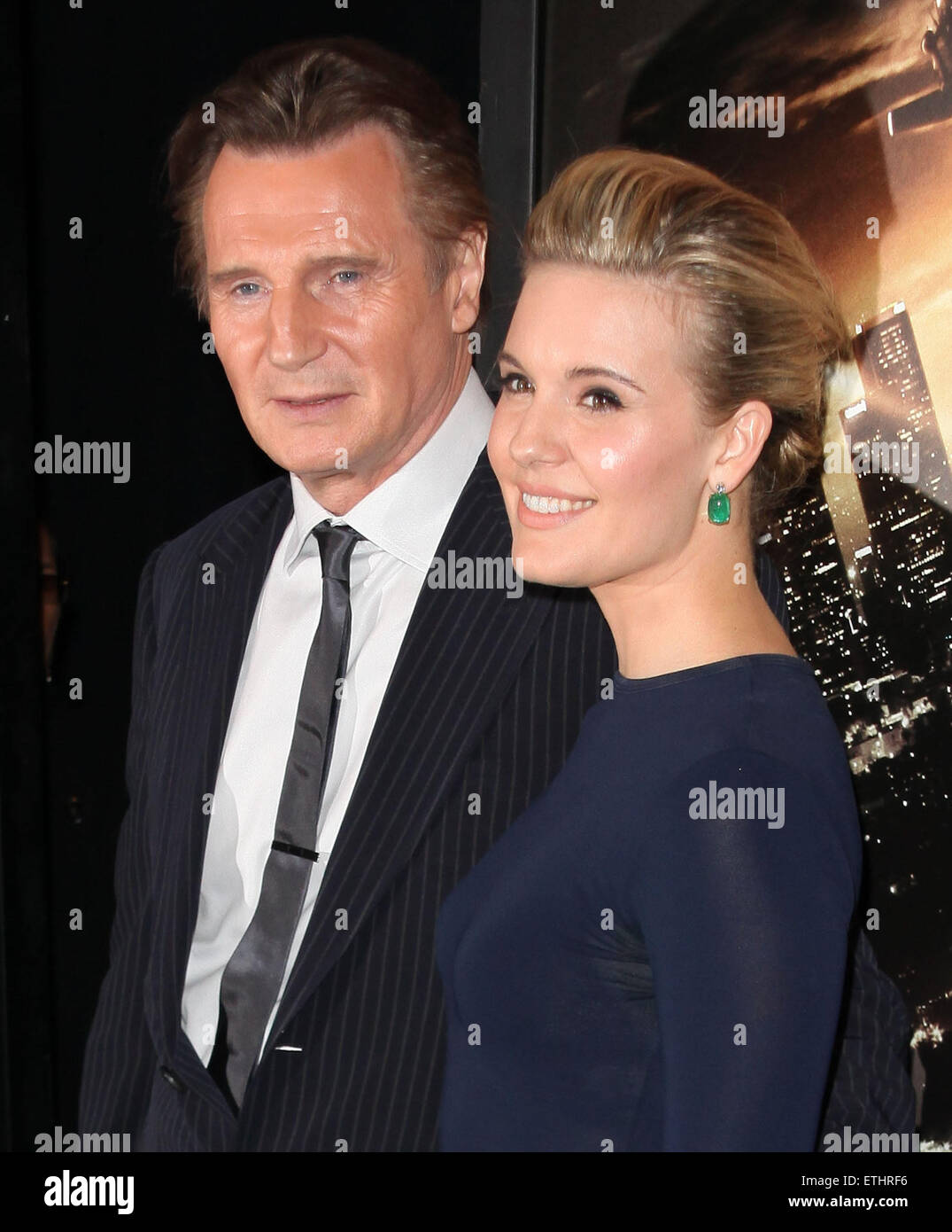 'Taken 3' fan event screening at AMC Empire 25 theater - Arrivals  Featuring: Liam Neeson, Maggie Grace Where: New York City, New York, United States When: 07 Jan 2015 Credit: PNP/WENN.com Stock Photo