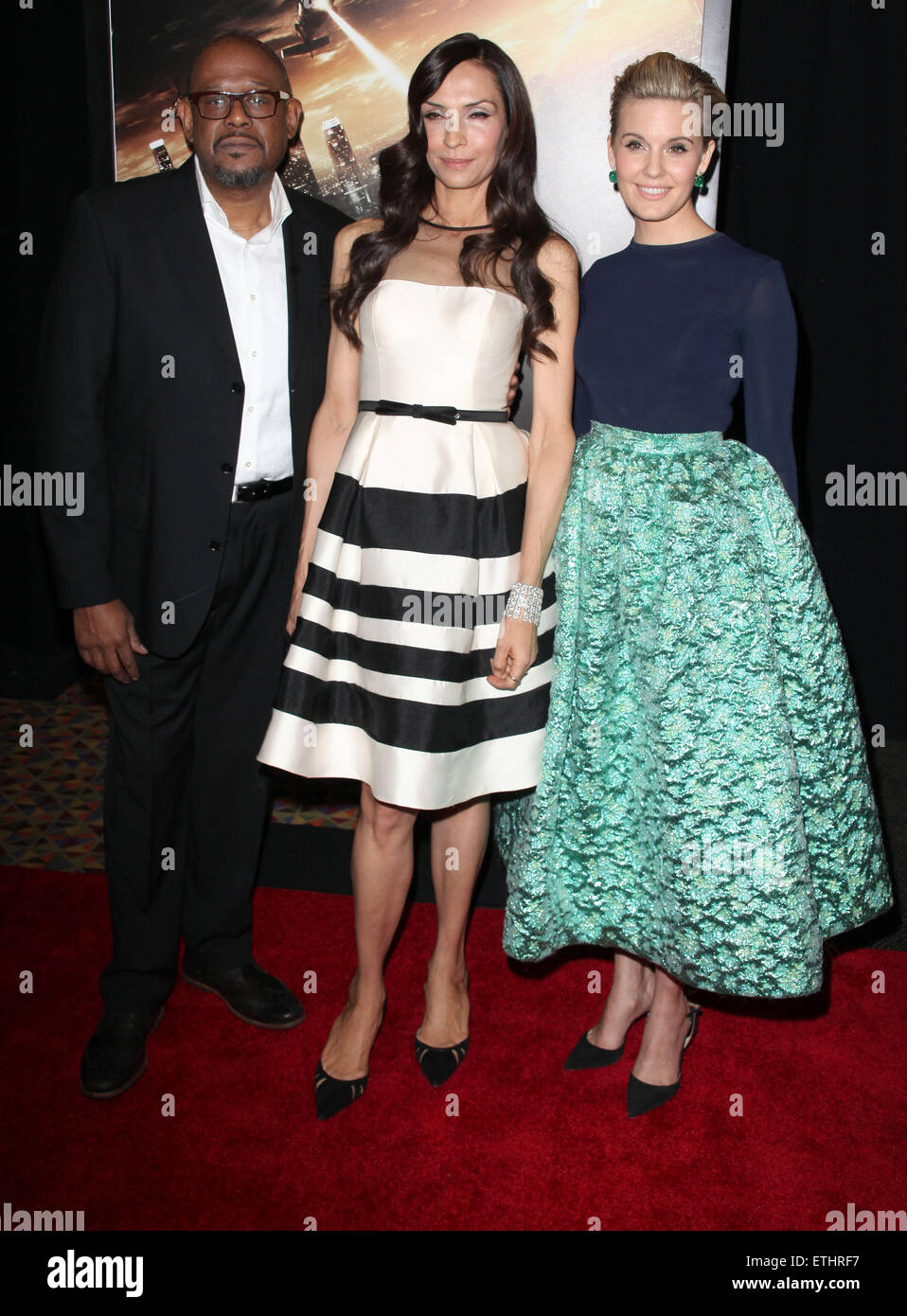 'Taken 3' fan event screening at AMC Empire 25 theater - Arrivals  Featuring: Forest Whitaker, Famke Janssen, Maggie Grace Where: New York City, New York, United States When: 07 Jan 2015 Credit: PNP/WENN.com Stock Photo