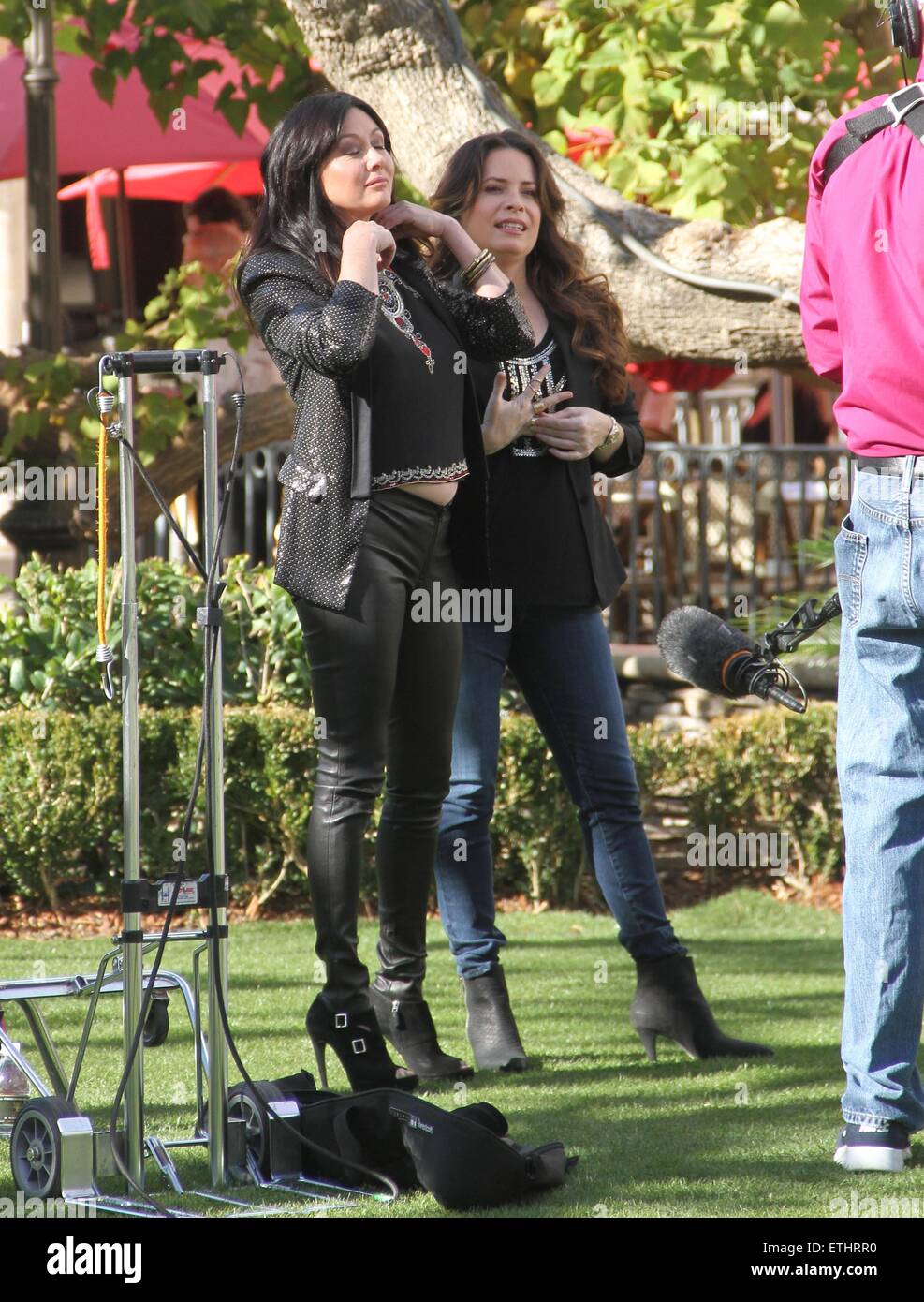 Shannen Doherty and Holly Marie Combs promote their reality show at The  Grove in Hollywood Featuring: Shannen Doherty, Holly Marie Combs Where: Los  Angeles, California, United States When: 07 Jan 2015 Credit: