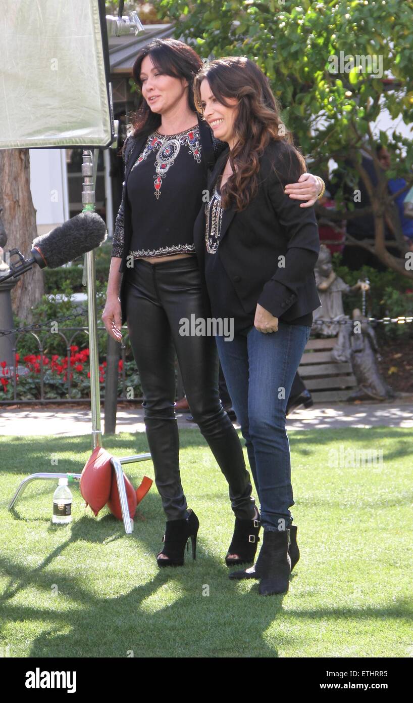 Shannen Doherty and Holly Marie Combs promote their reality show at The  Grove in Hollywood Featuring: Shannen Doherty, Holly Marie Combs Where: Los  Angeles, California, United States When: 07 Jan 2015 Credit: