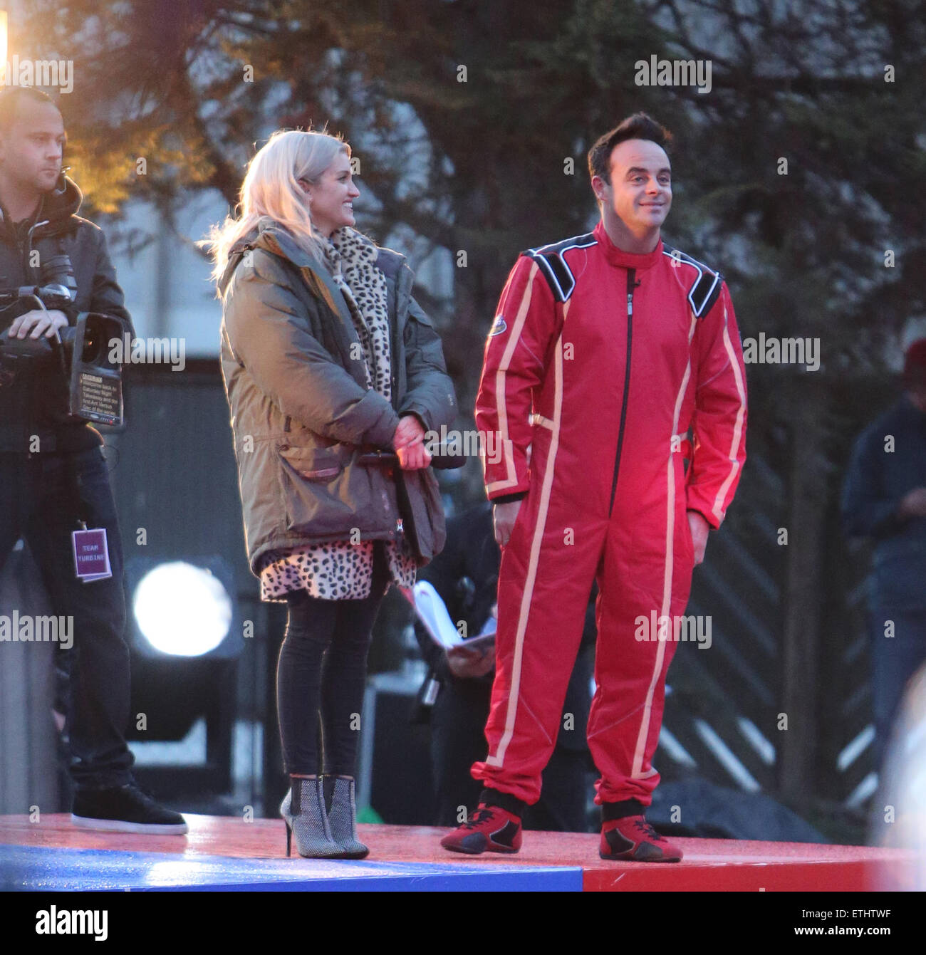 Ant & Dec film 'Saturday Night Takeaway' outside ITV Studios Featuring ...
