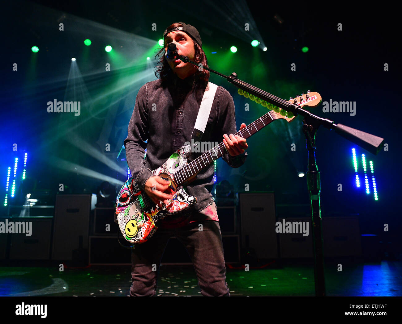 Pierce the Veil performing live in concert during their 'PTV & SWS