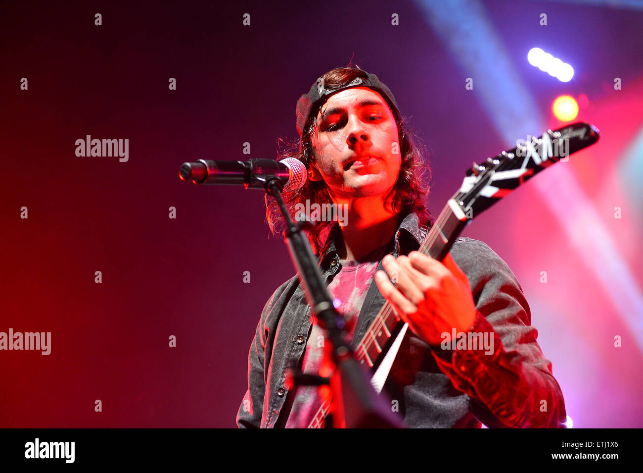 Pierce the Veil performing live in concert during their 'PTV & SWS