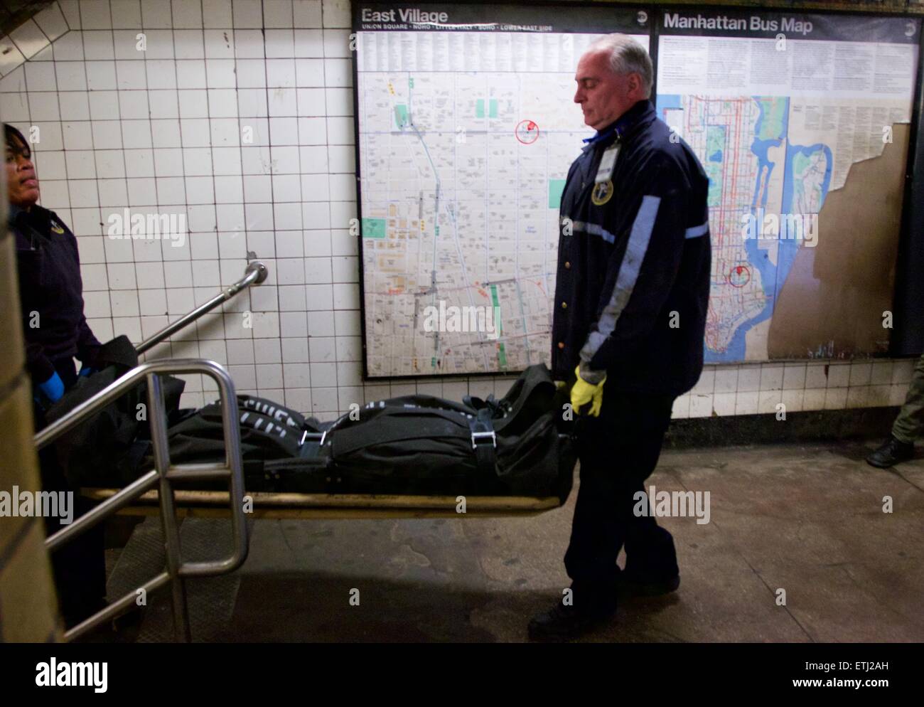 A man was fatally struck by an L train in the First Avenue subway ...