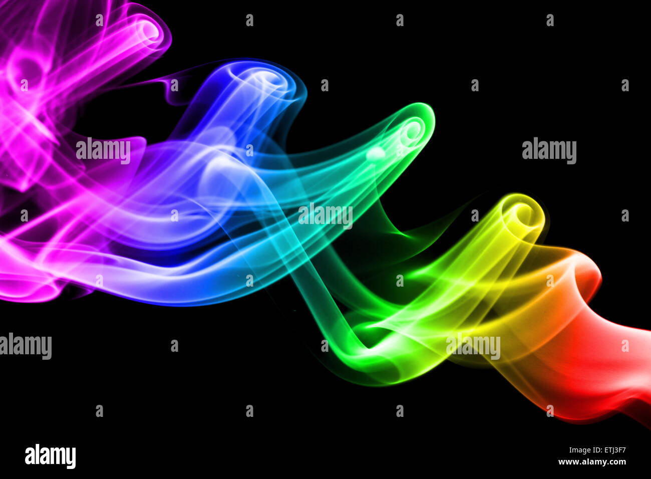 Abstract colorful smoke Stock Photo - Alamy