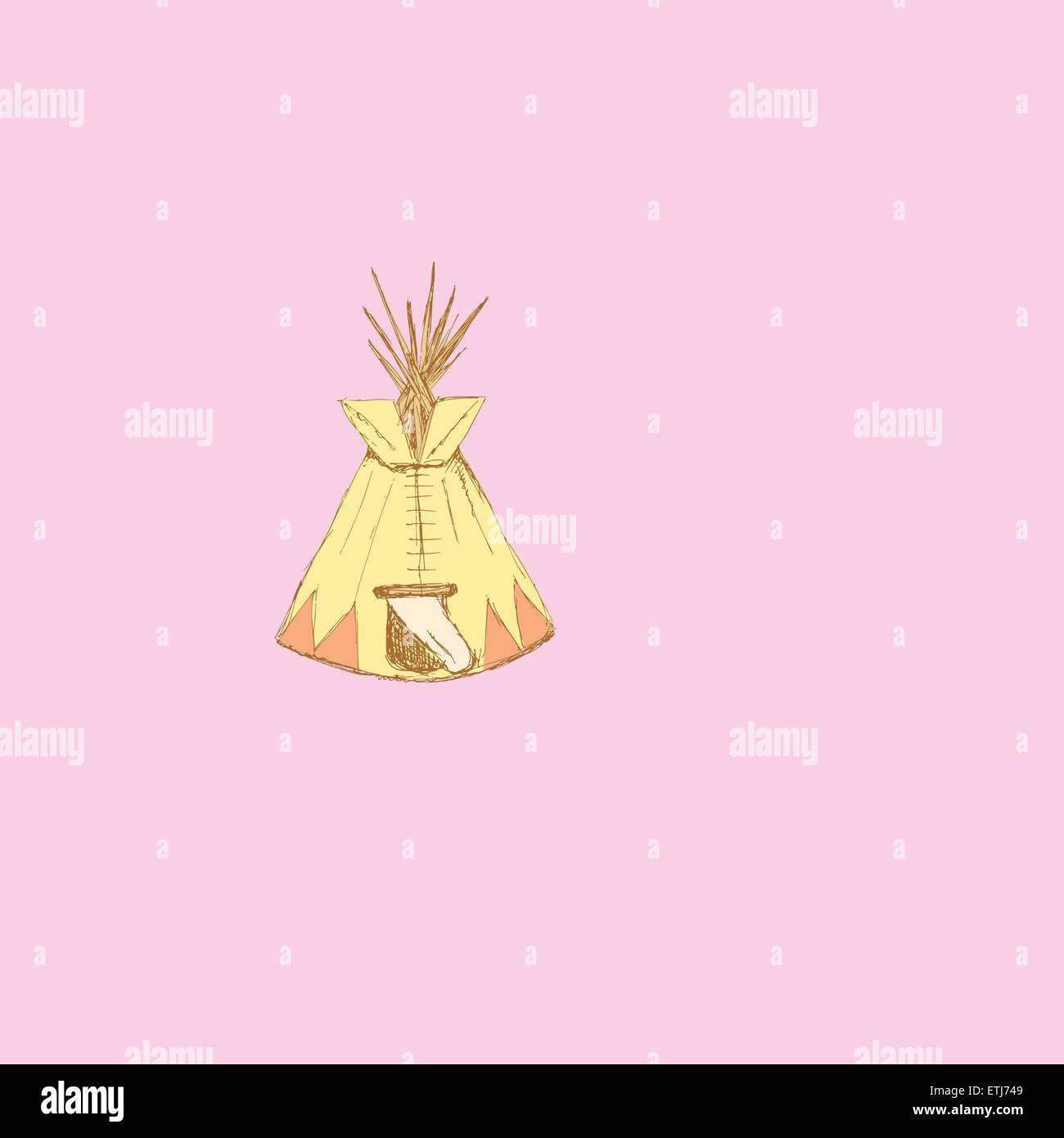 National hut Stock Vector Images - Alamy