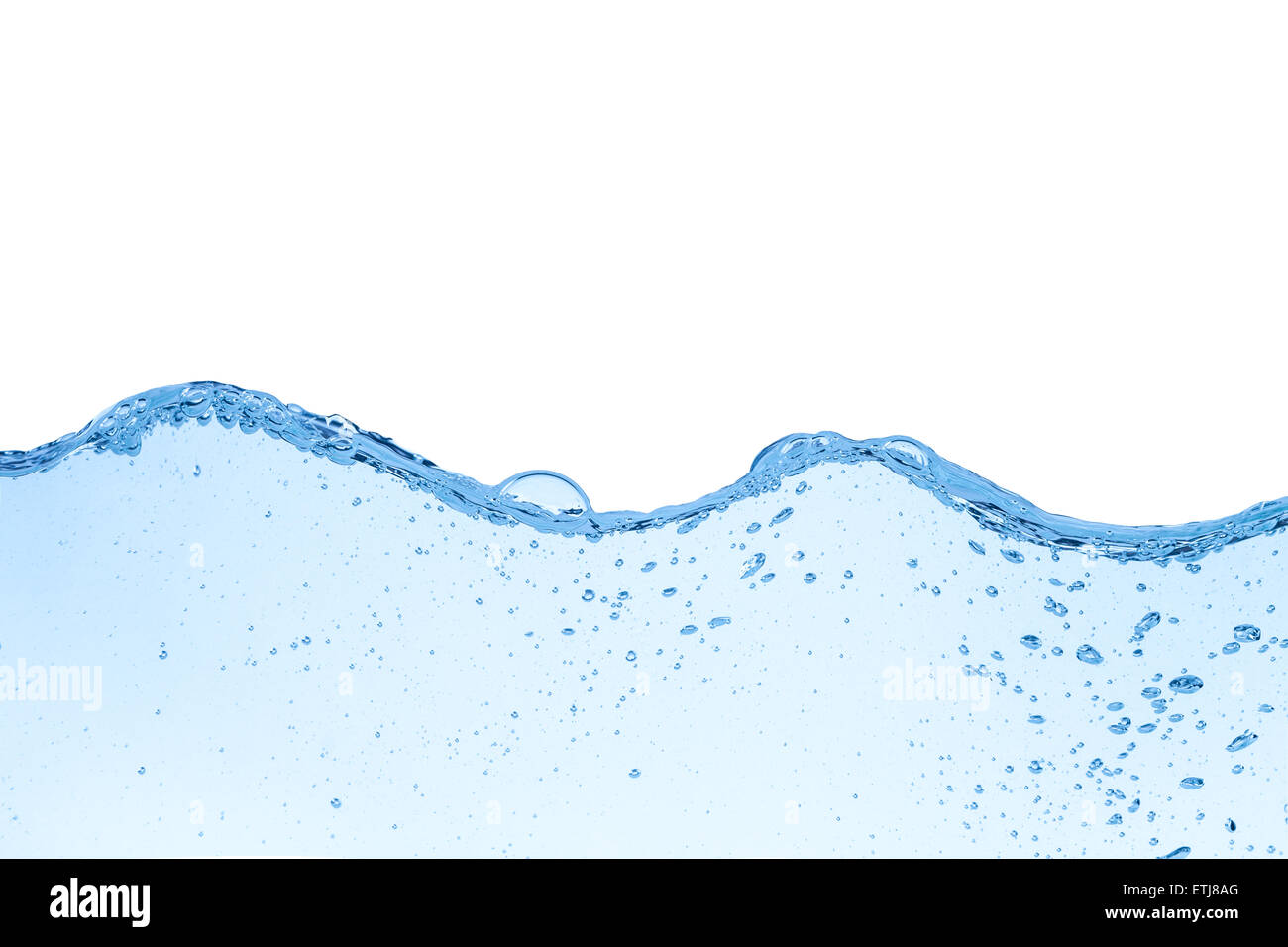 Water waves isolated on white background Stock Photo - Alamy