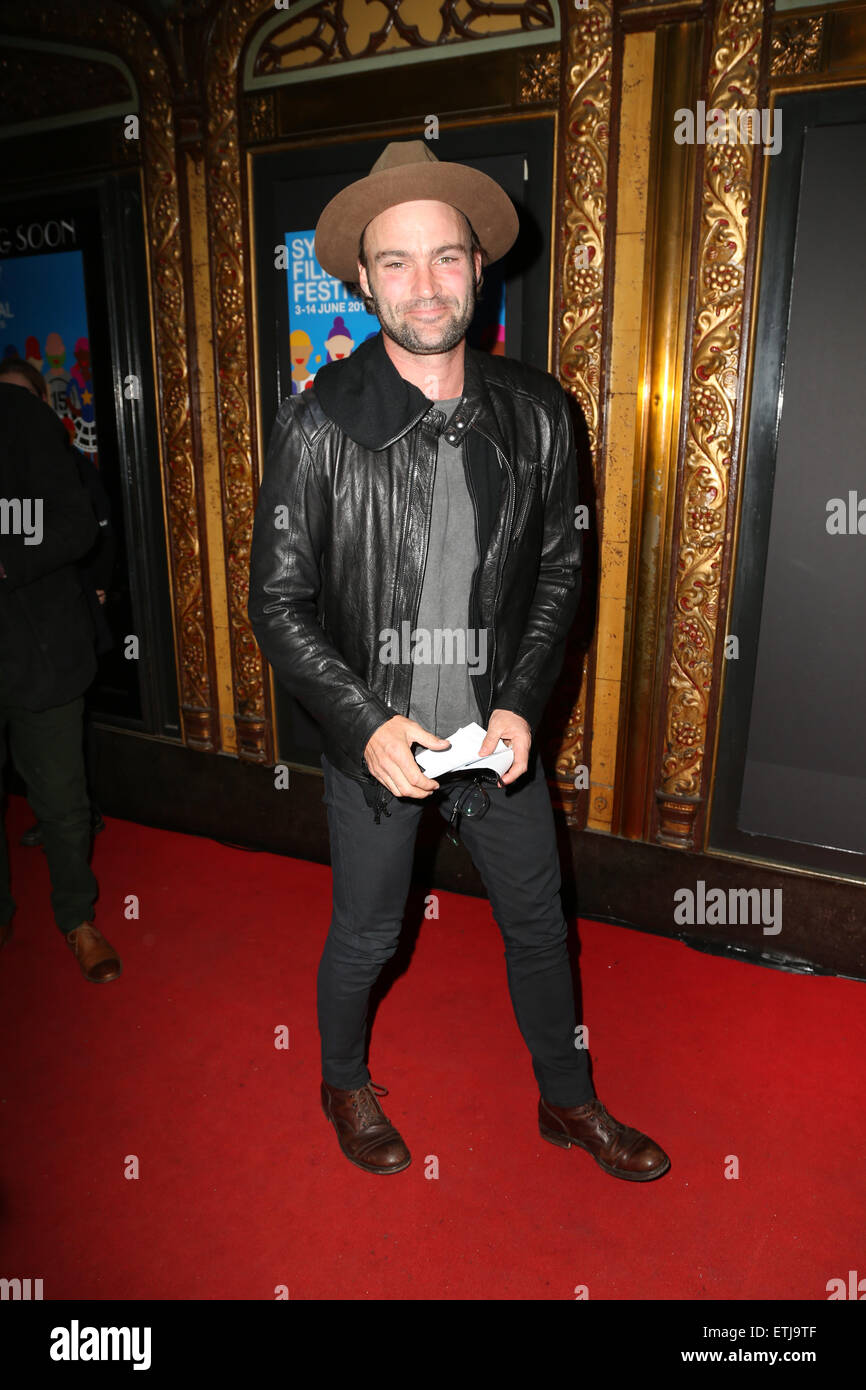 Sydney, Australia. 14 June 2015. Pictured: Actor Matt Le Nevez (Offspring). VIPs arrived on the red carpet for the Sydney Film Festival closing night gala World Premiere of Holding the Man at the State Theatre, 49 Market Street, Sydney. © Richard Milnes/Alamy Live News © Richard Milnes/Alamy Live News Credit:  Richard Milnes/Alamy Live News Stock Photo