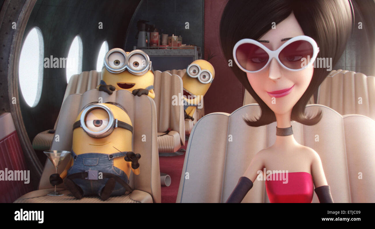 Minions is an upcoming 2015 American 3D computer-animated comedy film.  This photograph is for editorial use only and is the copyright of the film company and/or the photographer assigned by the film or production company and can only be reproduced by publications in conjunction with the promotion of the above Film. A Mandatory Credit to the film company is required. The Photographer should also be credited when known. Stock Photo