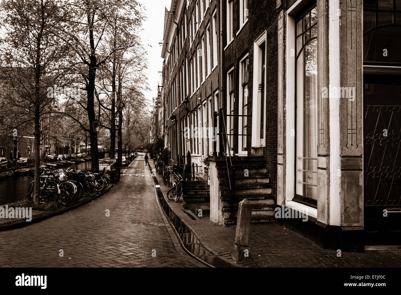 Urban view of Amsterdam - Netherlands Stock Photo