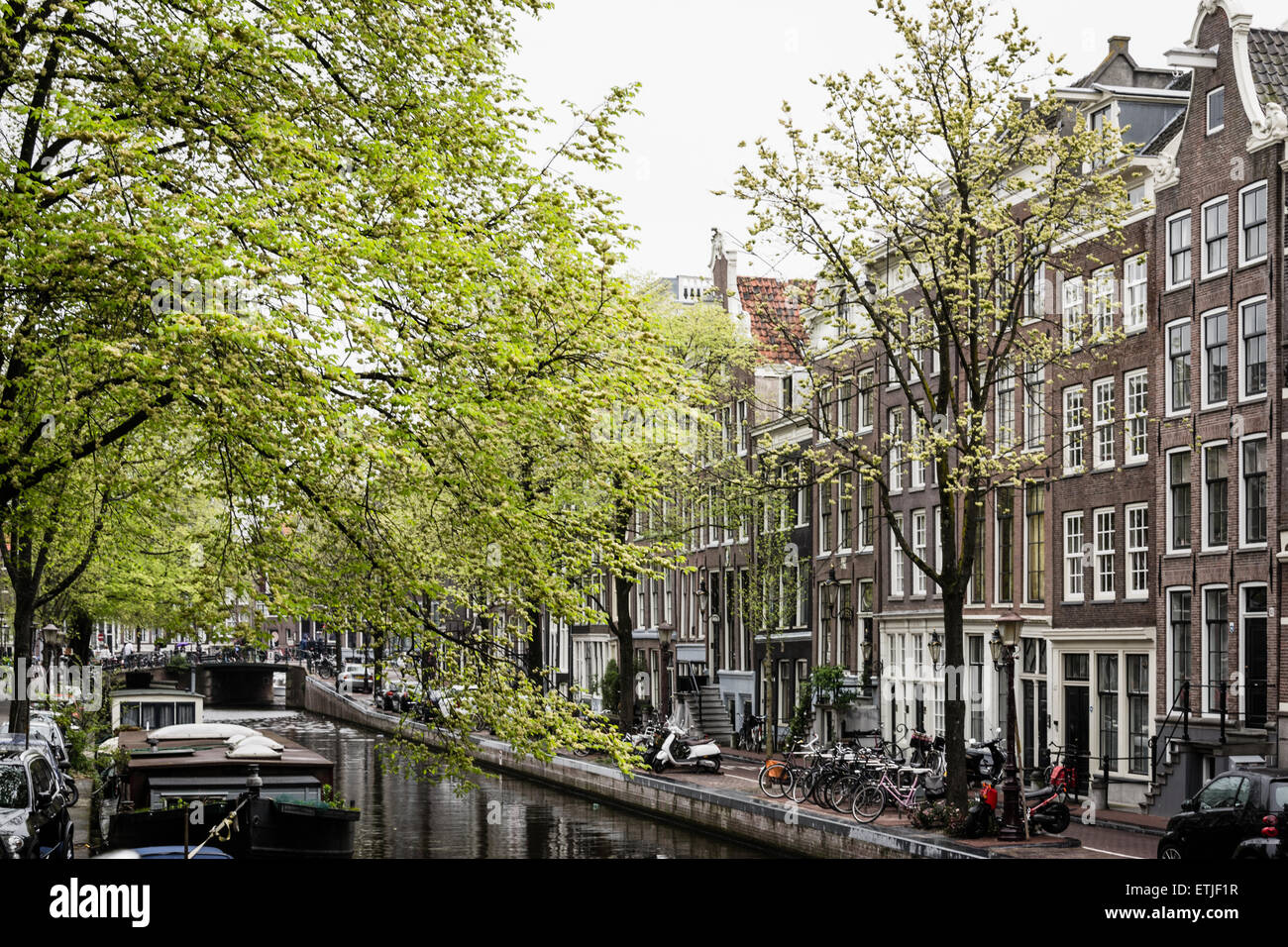 Urban view of Amsterdam - Netherlands Stock Photo