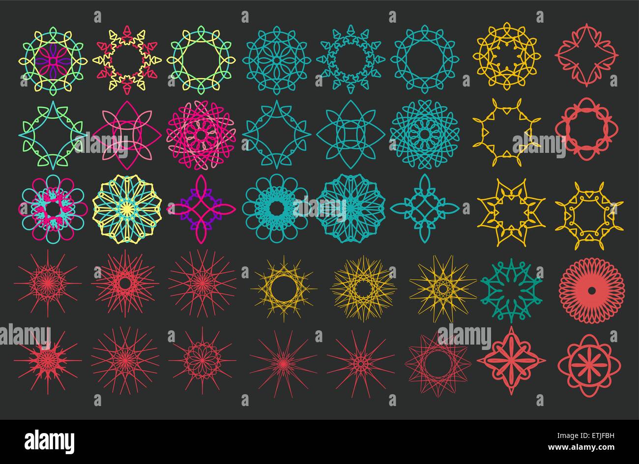 Islamic ethnic ornament pattern Stock Vector Images - Alamy