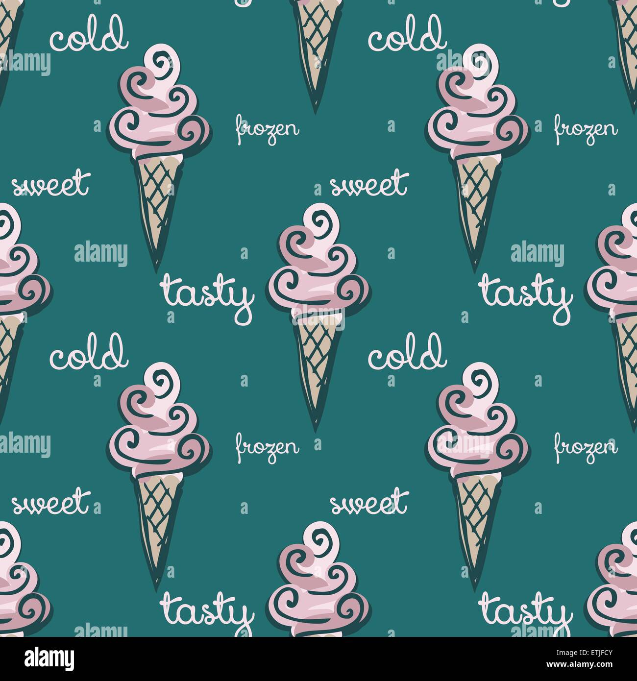 Seamless pattern dairy products Stock Vector Images - Alamy